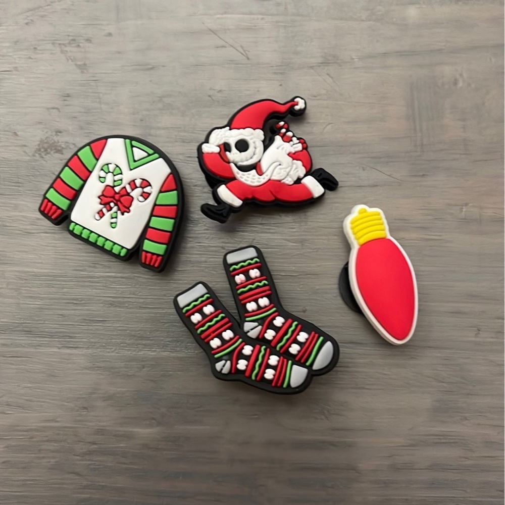 Christmas Croc charms